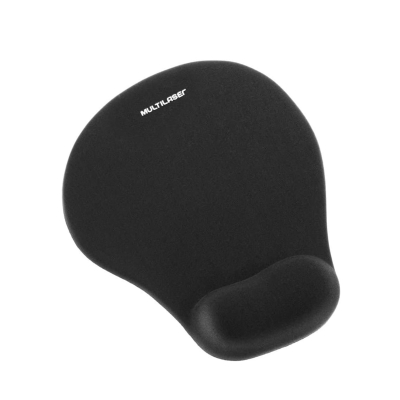 MOUSE PAD MULTLASER ACO21 APOIO EM GEL - PRETO
