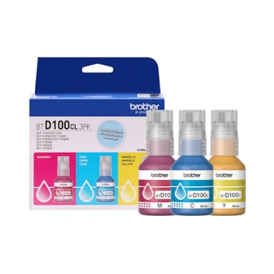 KIT REFIL BROTHER 3 CORES BTD1003PK