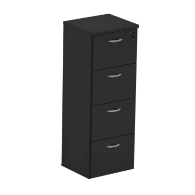 ARQUIVO 4 GAVETAS 15MM1275X467X420 PRETO