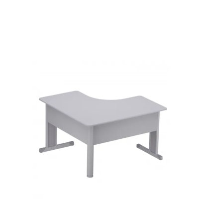 Mesa Angular Pé Metal 15MM 1200x1200 - Cinza.