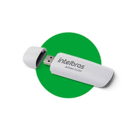 ADAPTADOR USB WIRELESS ACTION A1200 INTELBRAS