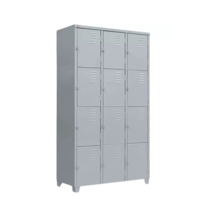 ROUPEIRO DE AÇO 1,98X0,925X0,40 12 PORTAS C/ PITÃO