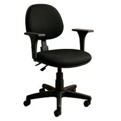 CADEIRA EXECUTIVA BACKSISTEM TECIDO S/BRAÇO PRETA 