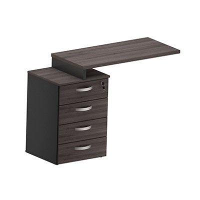 MESA AUX 25MM PEDESTAL 4 GAV SV/PT