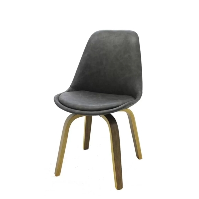 Cadeira Lis Fixa Pé Madeira