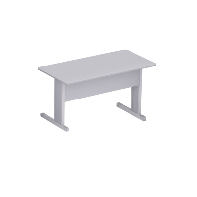 MESA RT 15MM PE METAL 1200X600 CINZA C/ABAS