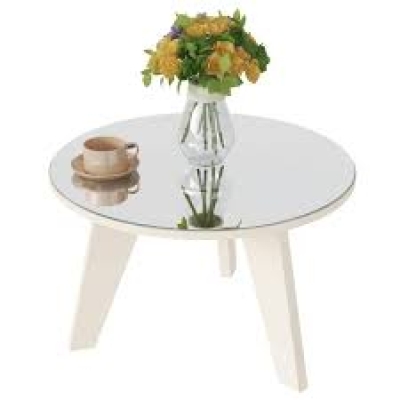 MESA CENTRO ARTELY ESPANHA COR OFF WHITE
