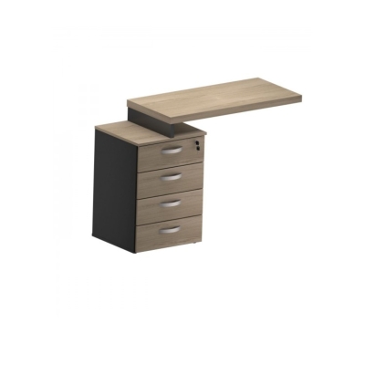 MESA AUX 40MM PEDESTAL 4 GAV DB/PT